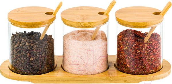 Изображение товара Набор для специй Elan Gallery Crystal glass / 360065