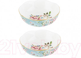 Изображение товара Креманка Elan Gallery Яблоневый цвет на голубом / 420434