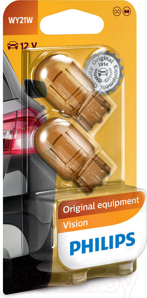 Изображение товара Комплект автомобильных ламп Philips 12071B2 (2шт)