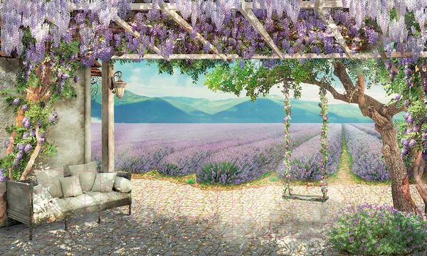 Изображение товара Фотообои листовые Citydecor Терраса 3 (300x150)