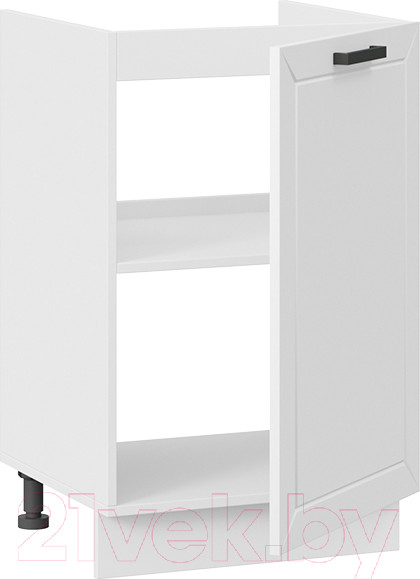 Изображение товара Шкаф под мойку ТриЯ Лорас 1Н5М (белый/холст белый)