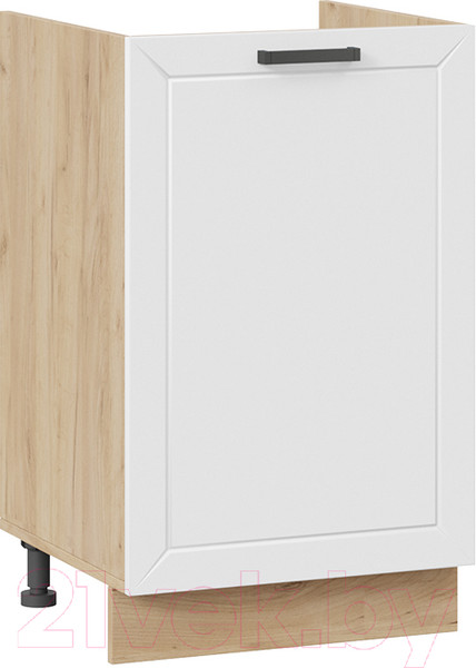 Изображение товара Шкаф под мойку ТриЯ Лорас 1Н5М (дуб крафт золотой/холст белый)