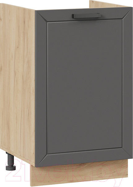 Изображение товара Шкаф под мойку ТриЯ Лорас 1Н5М (дуб крафт золотой/холст вулкан)