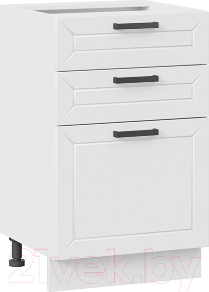 Изображение товара Шкаф-стол кухонный ТриЯ Лорас 1Н5Я3 (белый/холст белый)