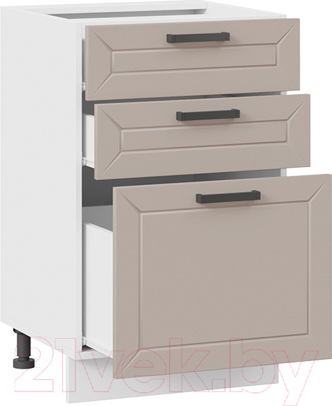 Изображение товара Шкаф-стол кухонный ТриЯ Лорас 1Н5Я3 (белый/холст латте)