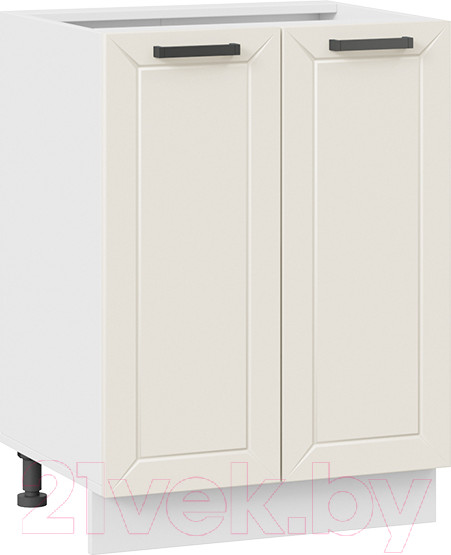 Изображение товара Шкаф-стол кухонный ТриЯ Лорас 1Н6 (белый/холст брюле)