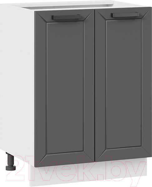 Изображение товара Шкаф-стол кухонный ТриЯ Лорас 1Н6 (белый/холст вулкан)