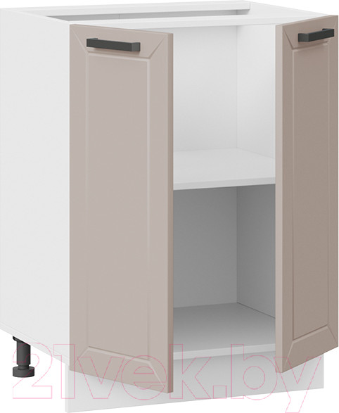 Изображение товара Шкаф-стол кухонный ТриЯ Лорас 1Н6 (белый/холст латте)