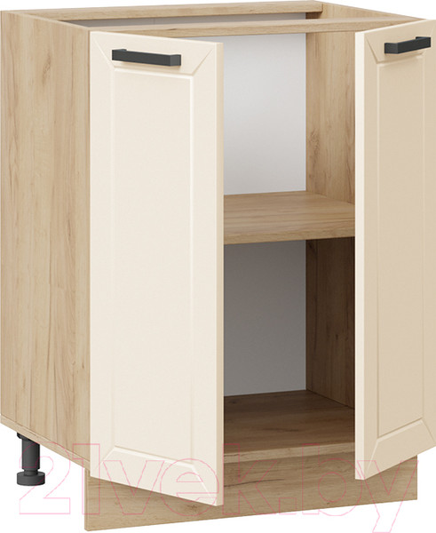 Изображение товара Шкаф-стол кухонный ТриЯ Лорас 1Н6 (дуб крафт золотой/холст брюле)