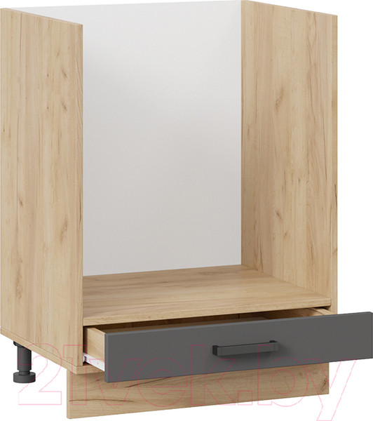 Изображение товара Шкаф под духовку ТриЯ Лорас 1Н6Б (дуб крафт золотой/холст вулкан)