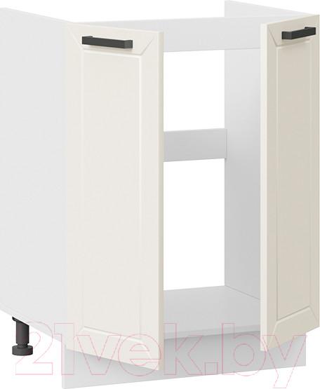 Изображение товара Шкаф под мойку ТриЯ Лорас 1Н6М (белый/холст брюле)