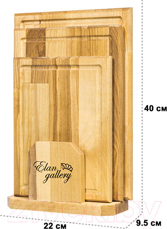 Изображение товара Набор разделочных досок Elan Gallery Прямоугольник 570085