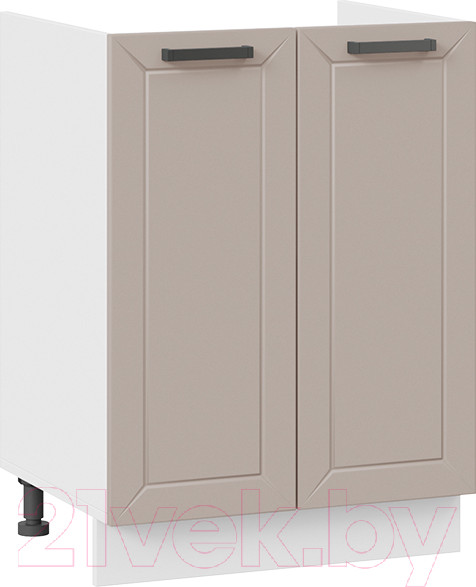 Изображение товара Шкаф под мойку ТриЯ Лорас 1Н6М (белый/холст латте)