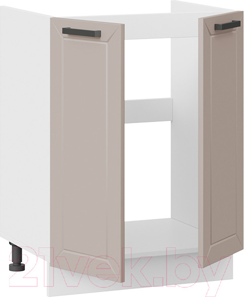 Изображение товара Шкаф под мойку ТриЯ Лорас 1Н6М (белый/холст латте)