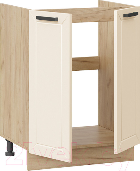 Изображение товара Шкаф под мойку ТриЯ Лорас 1Н6М (дуб крафт золотой/холст брюле)