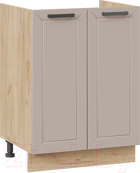 Изображение товара Шкаф под мойку ТриЯ Лорас 1Н6М (дуб крафт золотой/холст латте)