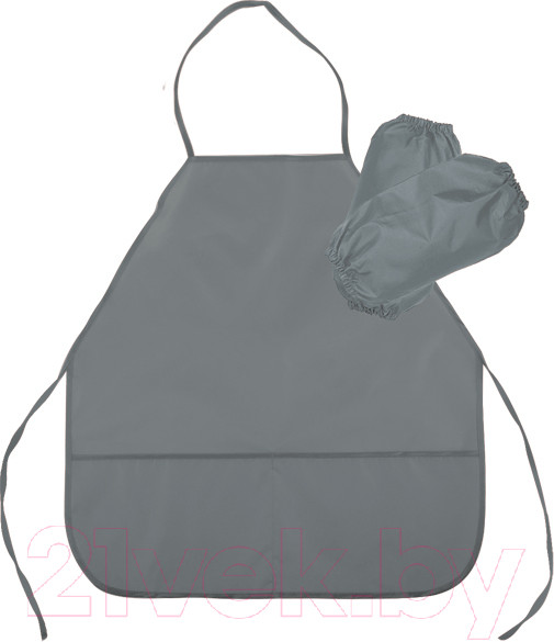 Изображение товара Фартук для творчества deVente 7042607 (серый, с нарукавниками)