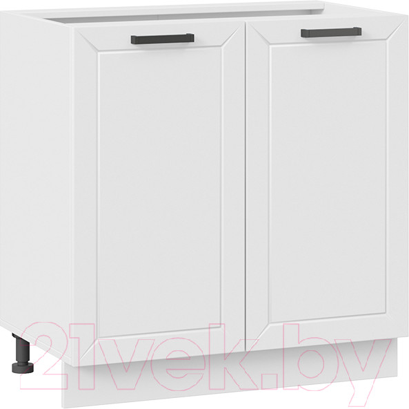 Изображение товара Шкаф-стол кухонный ТриЯ Лорас 1Н8 (белый/холст белый)
