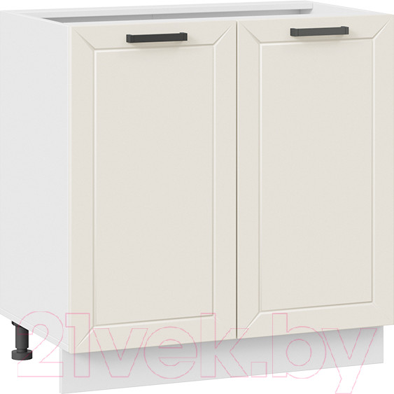 Изображение товара Шкаф-стол кухонный ТриЯ Лорас 1Н8 (белый/холст брюле)