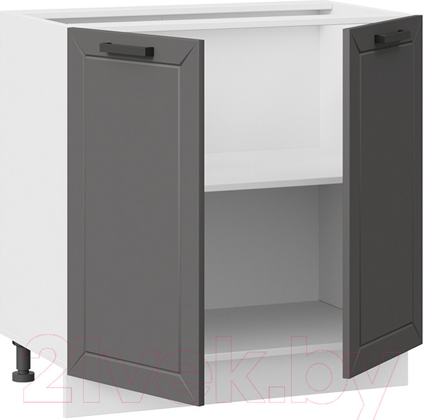 Изображение товара Шкаф-стол кухонный ТриЯ Лорас 1Н8 (белый/холст вулкан)
