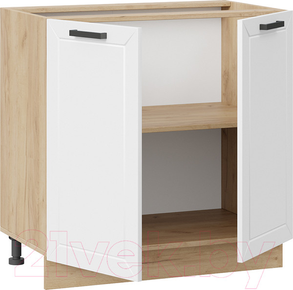 Изображение товара Шкаф-стол кухонный ТриЯ Лорас 1Н8 (дуб крафт золотой/холст белый)