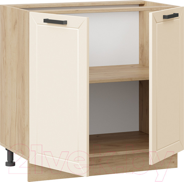 Изображение товара Шкаф-стол кухонный ТриЯ Лорас 1Н8 (дуб крафт золотой/холст брюле)