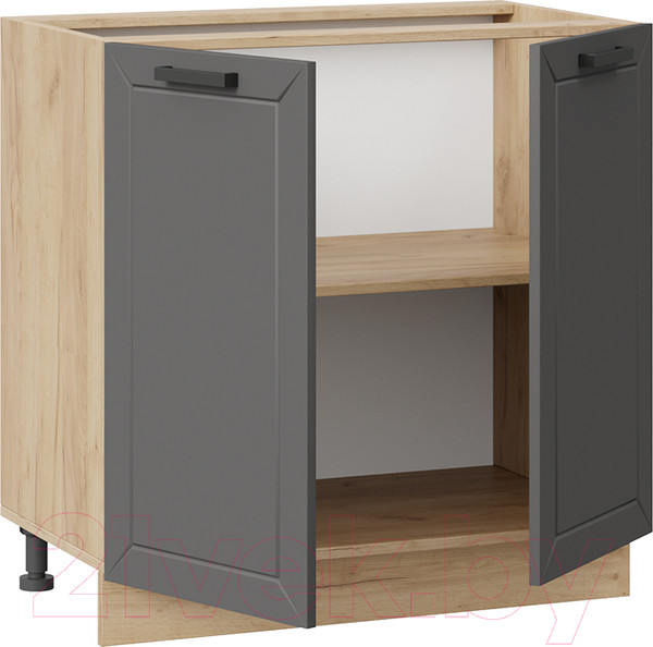 Изображение товара Шкаф-стол кухонный ТриЯ Лорас 1Н8 (дуб крафт золотой/холст вулкан)