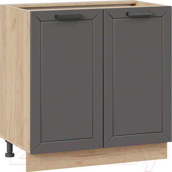 Изображение товара Шкаф-стол кухонный ТриЯ Лорас 1Н8 (дуб крафт золотой/холст вулкан)