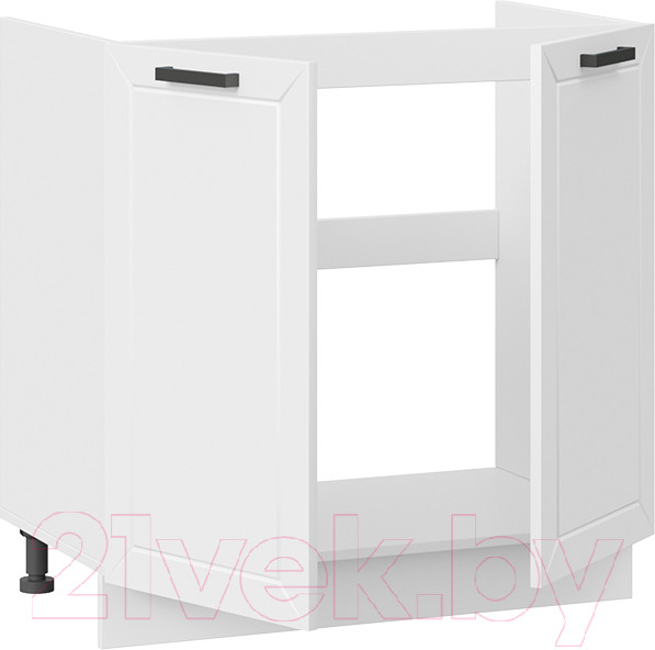Изображение товара Шкаф под мойку ТриЯ Лорас 1Н8М (белый/холст белый)