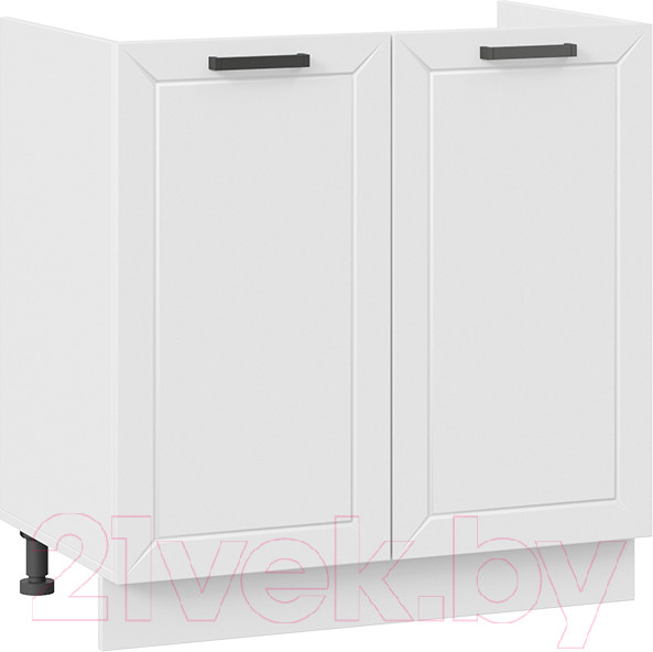 Изображение товара Шкаф под мойку ТриЯ Лорас 1Н8М (белый/холст белый)