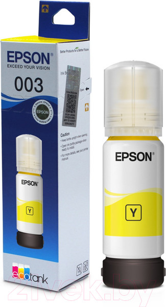 Изображение товара Контейнер с чернилами Epson 003 EcoTank (C13T00V498) (желтый)
