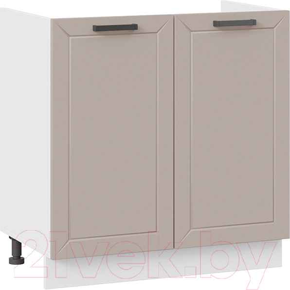 Изображение товара Шкаф под мойку ТриЯ Лорас 1Н8М (белый/холст латте)