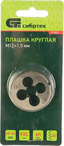Изображение товара Плашка СибрТех 77031