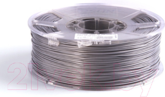 Изображение товара Пластик для 3D-печати eSUN ABS + / т0026844 (1.75мм, 1кг, серебристый)