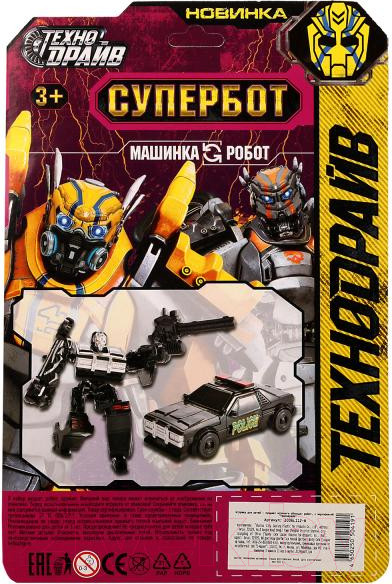 Изображение товара Робот-трансформер Технодрайв Машинка / 2006L112-R