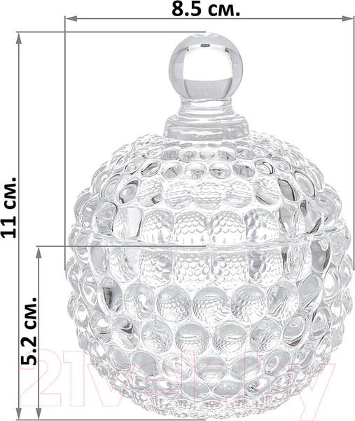 Изображение товара Набор емкостей для хранения Elan Gallery Пузырьки / 890167-3