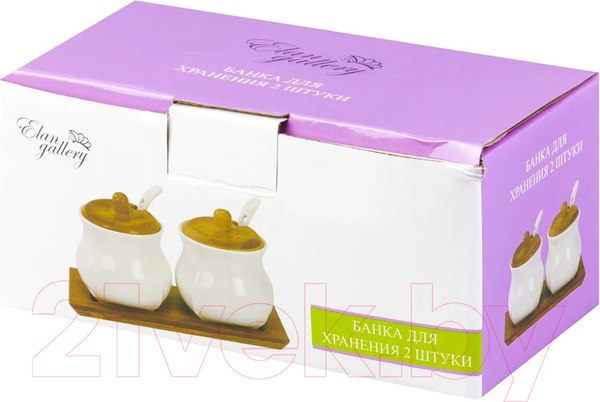 Изображение товара Набор емкостей для хранения Elan Gallery Тюльпан / 950173