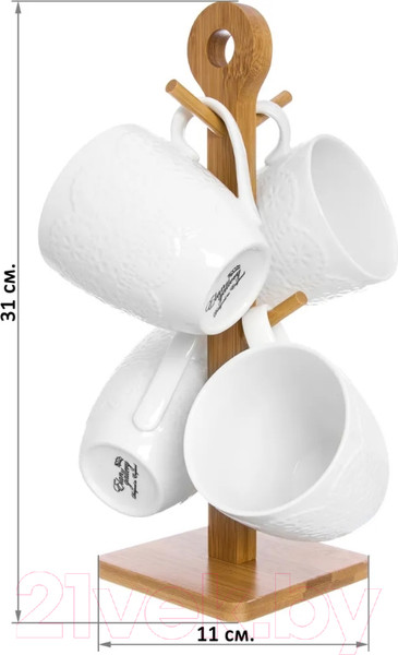 Изображение товара Набор кружек Elan Gallery Кружево / 950075