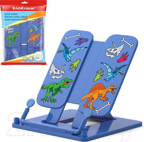 Изображение товара Подставка для книг Erich Krause Dino Planet / 58072 (синий)