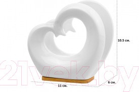 Изображение товара Салфетница Elan Gallery Сердце / 950136