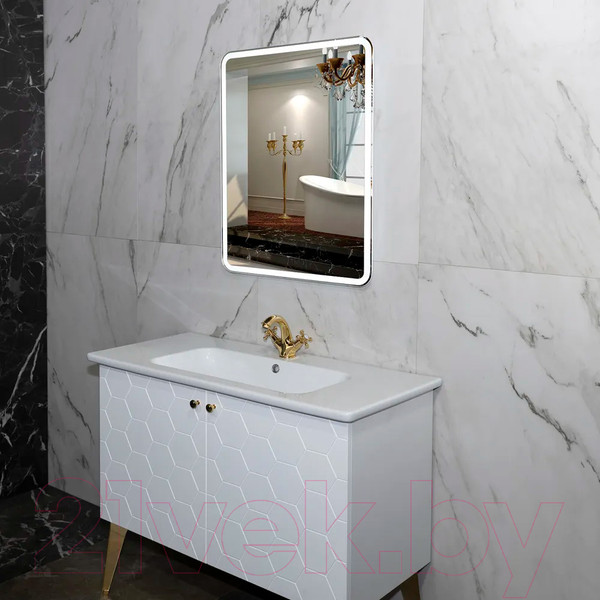 Изображение товара Зеркало Пекам Marta 1 80x120 / marta1-80x120dp (с подсветкой, подогревом и сенсором на взмах руки)