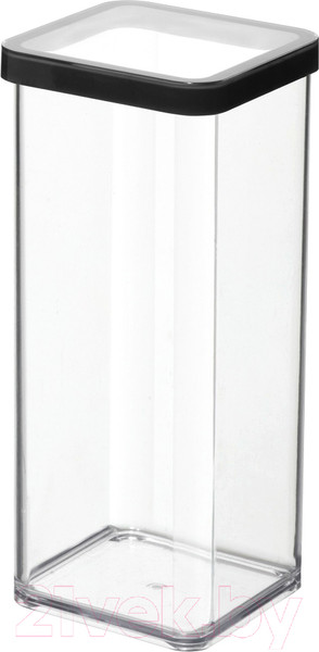 Изображение товара Емкость для хранения Rotho Loft Premium / 1160508080 (прозрачный/черный)