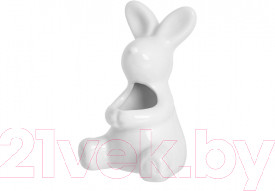Изображение товара Держатель для зубочисток Elan Gallery Зайчик белый / 950147