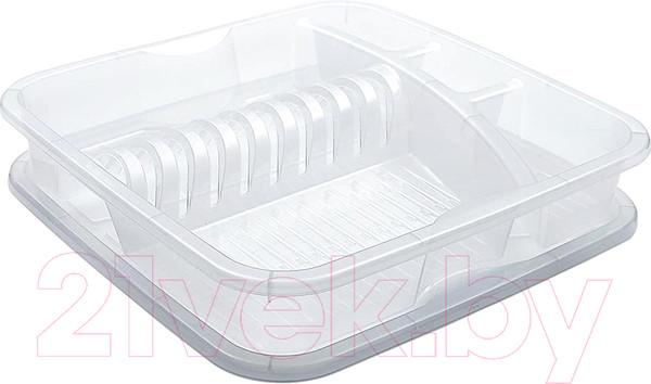 Изображение товара Сушилка для посуды Rotho Geometric / 1703200096 (прозрачный)