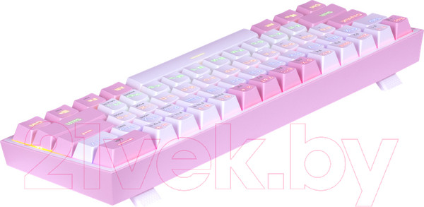 Изображение товара Клавиатура Redragon Fizz / 70672 (розовый/белый)