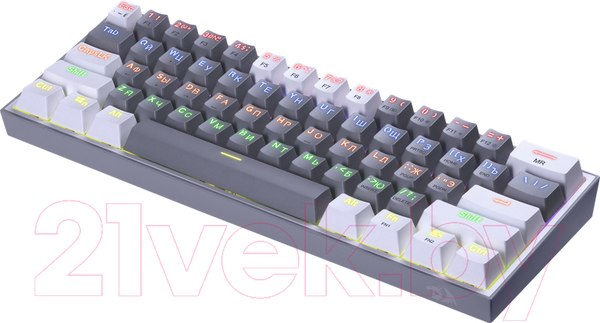 Изображение товара Клавиатура Redragon Fizz / 70675 (серый/белый)