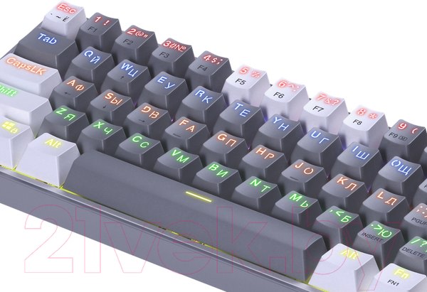Изображение товара Клавиатура Redragon Fizz / 70675 (серый/белый)