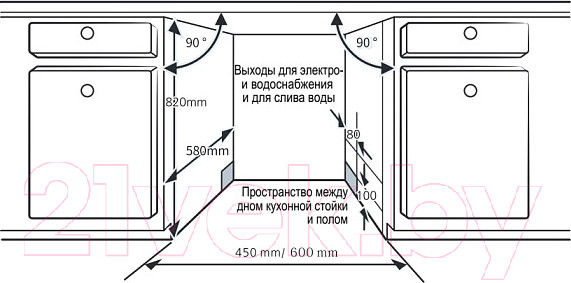 Изображение товара Посудомоечная машина Evelux BD 4500