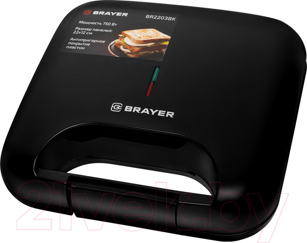 Изображение товара Сэндвичница Brayer BR2203BK