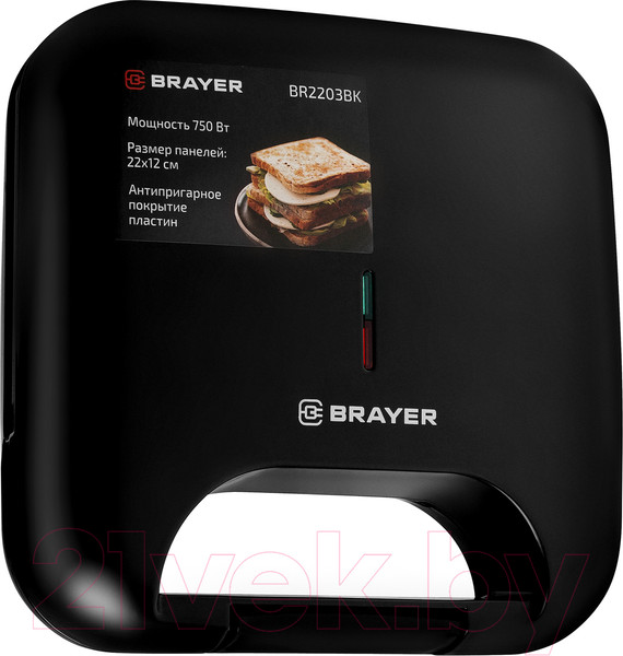 Изображение товара Сэндвичница Brayer BR2203BK